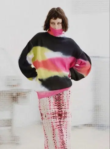 akikoaoki 21AW AK Impulsive knit 터틀 니트