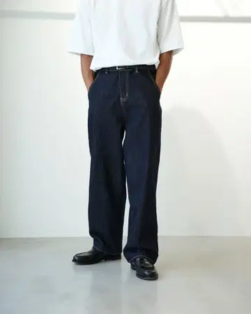 BONBON 릴랙스 스트레이트 청바지 B5020