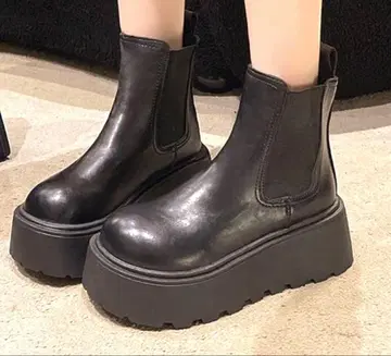 통굽 부츠 여성용 23.5cm 미사용 새상품