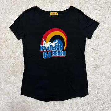 HYSTERIC 84 BEACH 반팔 T셔츠 블랙