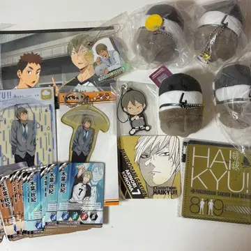 코노하 아키노리 묶음 판매 마스코트 카드 키링 아크릴 스탠드 하이큐