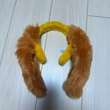 101마리 강아지 레이디 머리띠 브라운과 옐로우 컬러