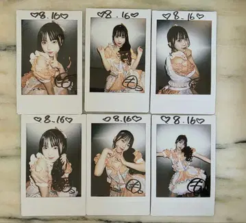 모치즈키 모모 Hi ! Hi ! Fes. 폴라로이드 6장 세트