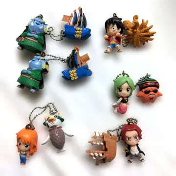 초레어 원피스 W 마스코트 키체인 6개