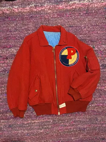 PINK HOUSE 블루종 빨간색