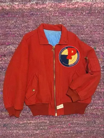 PINK HOUSE 블루종 자켓 빨간색