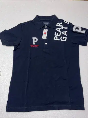 PEARL GATE 네이비 피케 셔츠 새상품 미사용 택 포함