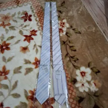 LES MUES 신상품 스트라이프 넥타이 2개 세트