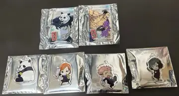 주술회전 트레이딩 아크릴 키체인: 도미노 키체인