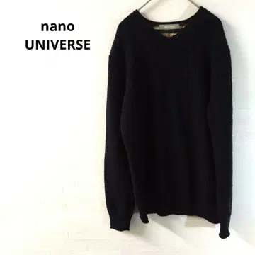 나노 유니버스 V넥 스웨터 네이비 따뜻한 캐주얼 M