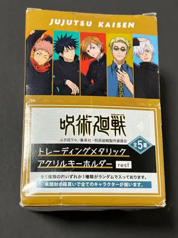 주술회전 메탈 키링 전 5종