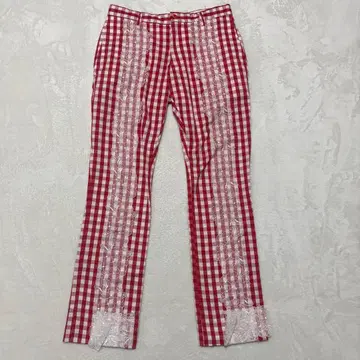 THEATRE PRODUCTS 깅엄 체크 레이스 팬츠