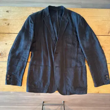 린넨 블랙 자켓 M