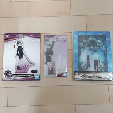 주술회전 제일복권 아크릴 스탠드 3개 세트