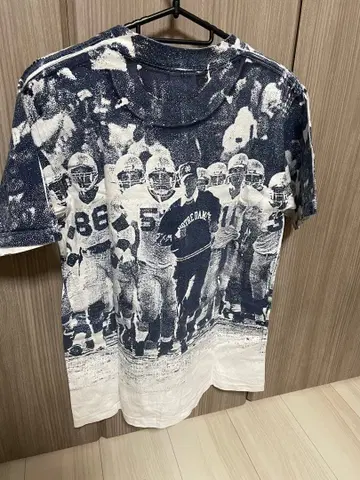 Champion 미식축구 T셔츠 M 네이비