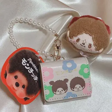 몽치치 스마트 멀티 케이스 이어폰 케이스 마스코트 스크런치 세트