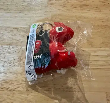 msi 봉제 인형 키링 럭키 군