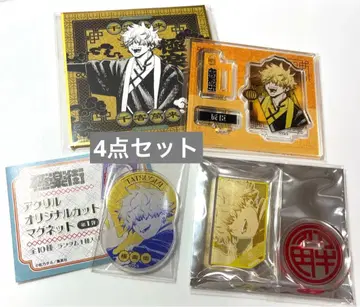 극락 거리 색지, 마그넷, 아크릴 피규어 컬렉션 타츠오미 4점 세트