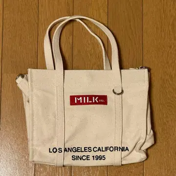밀크페도 백 토트백 핑크 화이트 블랙 베이지