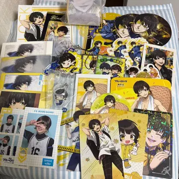 블루 록 하치라쿠 메구루 브로마이드 메지루시 키링