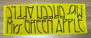 Mrs. GREEN APPLE 타월 러버 밴드 은색 테이프