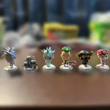 죠죠 스탠드 피규어 컬렉션 6체 세트