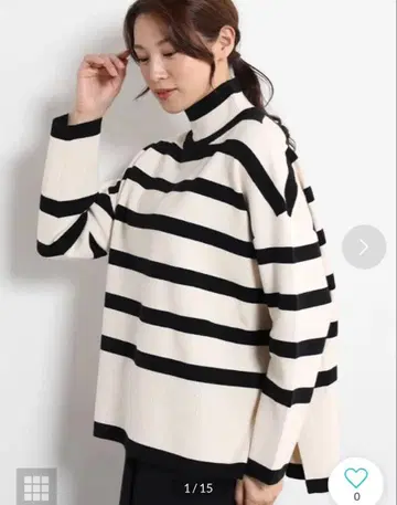 CLOVE 크로브 야마다야 보더 니트