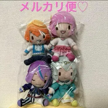 극장판 프로젝트 세카이 원더쇼타임 후와푸치 미니 봉제 인형 전 4종 세트