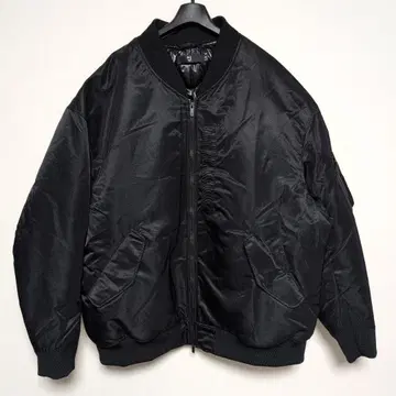 UNIQLO +J 하이브리드 다운 MA-1 블랙 4XL