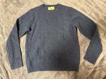 JOURNAL STANDARD 네이비 케이블 니트 M