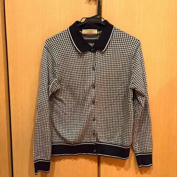 JOHN SMEDLEY for ANAYI 체크 무늬 가디건