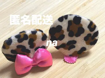 디즈니 레오파드 무늬 미니 헤어핀