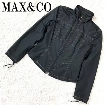 MAX&Co 맥스앤코 지퍼 블루종 블랙 42 B9509