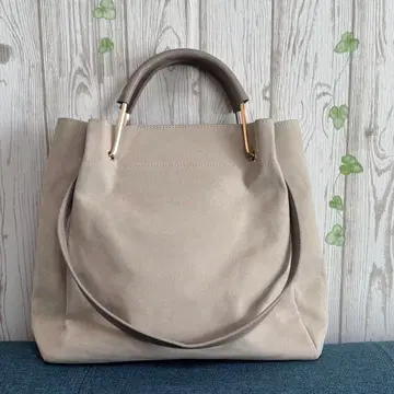 새상품급 베이지 스웨이드 핸드백, 버건디 숄더백 2종 세트