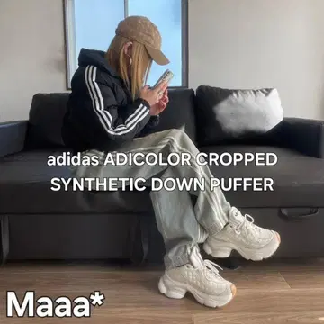 ADICOLOR 크롭 합성 다운 푸퍼