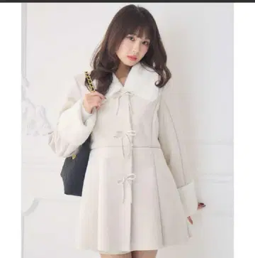 ems excite retrogirl F 퍼 옷깃 스웨이드 코트