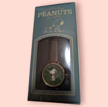 스누피 손목시계 그린 x 핑크 골드 브라운 미개봉 새상품 보증서 포함