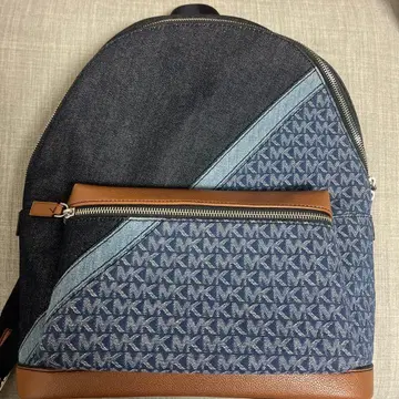 새상품급! MK 데님 가죽 백팩