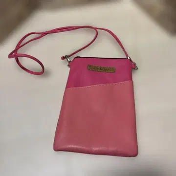 핑크 숄더백 투톤
