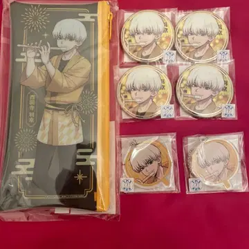 사이온지 우쿄 파우치 캔뱃지 키링 최애 복권 여름 축제