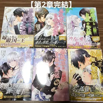 새상품급 [2장 완결] 블랙 울프 킹과 백은의 희생 공주 1권-6권