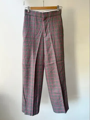 드로어 체크 팬츠 새상품급