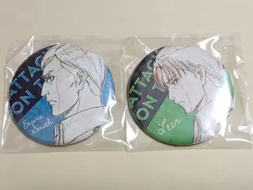 진격의 거인 리바이 엘빈 옆얼굴 wit studio 캔뱃지