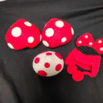 원더 프로그 사이즈 양모 펠트 버섯 모자 일괄 아웃핏