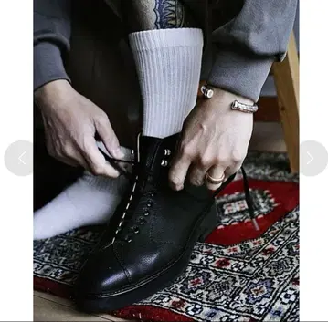 AMBERGLEAM 레이스업 가죽 부츠 정가 4만 4천 엔