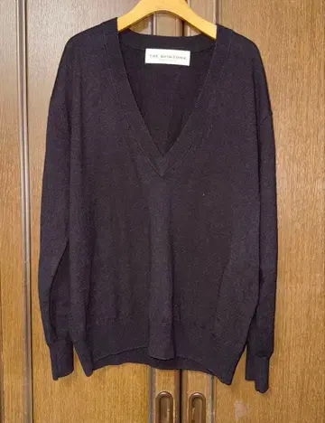 새상품급 THE SHINZONE V넥 울 니트 더신존 브라운