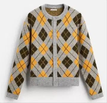 ZARA 자라 아가일 가디건 M 사이즈 시착만 한 상품