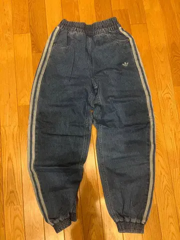 아디다스 스트라이프 데님