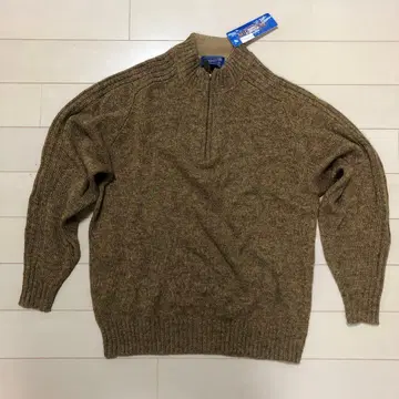 [새상품] PENDLETON 브라운 집업 스웨터 M