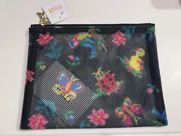 FEILER 메쉬 파우치 블랙 미사용 새상품